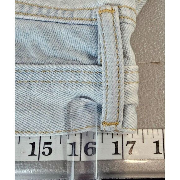 BDG Mens 32x26 Bow Fit Light Wash Patchwork Jeans - Picture 7 of 12